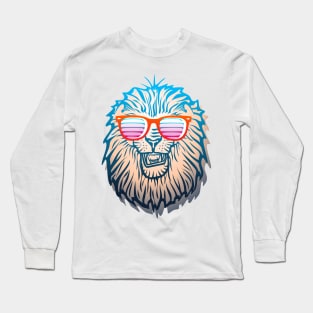 lion having a party Long Sleeve T-Shirt